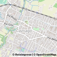 Mapa Cavriago
