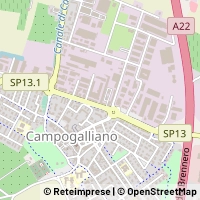 Peta Campogalliano