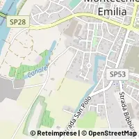 지도 Montecchio Emilia