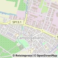 Kaart Campogalliano