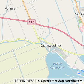 Mappa Comacchio