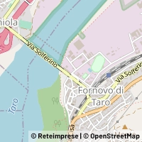 Kaart Fornovo di Taro