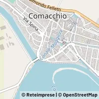 Karte Comacchio