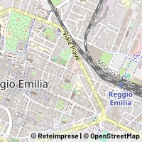 Kartta Reggio nell'Emilia