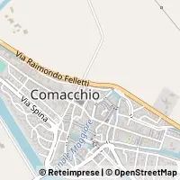 Hartă Comacchio