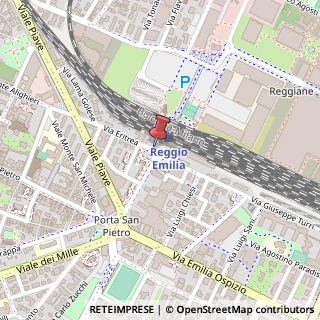 Mappa 42121 Reggio Emilia RE, Italia, 42121 Reggio nell'Emilia, Reggio nell'Emilia (Emilia Romagna)