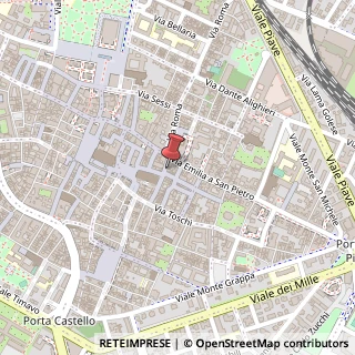 Mappa Via Guidelli, 2, 42121 Albinea, Reggio nell'Emilia (Emilia Romagna)