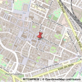 Mappa Via Guidelli, 4, 42121 Reggio nell'Emilia, Reggio nell'Emilia (Emilia Romagna)