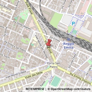 Mappa Viale Piave, 6, 42121 Reggio nell'Emilia, Reggio nell'Emilia (Emilia Romagna)
