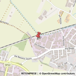 Mappa Via Giacomo Leopardi, 6, 42025 Cavriago, Reggio nell'Emilia (Emilia Romagna)