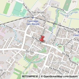 Mappa Via Andrea Rivasi, 21/A, 42025 Cavriago, Reggio nell'Emilia (Emilia Romagna)