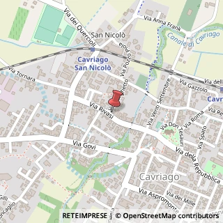 Mappa Via Andrea Rivasi, 34/36, 42025 Cavriago, Reggio nell'Emilia (Emilia Romagna)