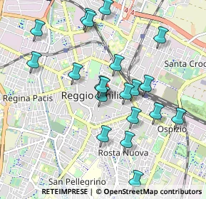 Mappa 42121 Reggio nell'Emilia RE, Italia (0.9595)