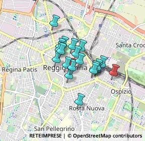 Mappa 42121 Reggio nell'Emilia RE, Italia (0.559)