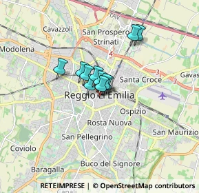 Mappa 42121 Reggio nell'Emilia RE, Italia (0.87818)