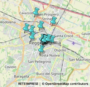 Mappa 42121 Reggio nell'Emilia RE, Italia (0.81)