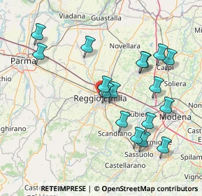 Mappa 42121 Reggio nell'Emilia RE, Italia (15.89529)