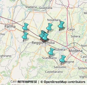 Mappa 42121 Reggio nell'Emilia RE, Italia (8.70167)