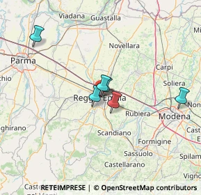 Mappa 42121 Reggio nell'Emilia RE, Italia (36.63533)