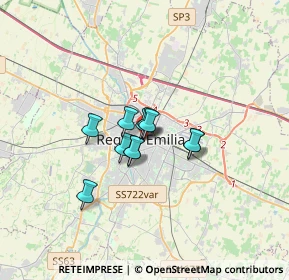 Mappa 42121 Reggio nell'Emilia RE, Italia (1.87)