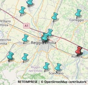 Mappa 42121 Reggio nell'Emilia RE, Italia (9.31)