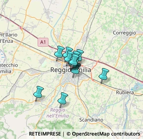 Mappa 42121 Reggio nell'Emilia RE, Italia (2.96462)