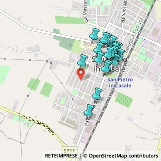 Mappa Via G. Pilati, 40018 San Pietro In Casale BO, Italia (0.4455)
