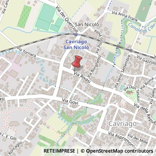 Mappa Piazza Benderi, 8, 42025 Cavriago, Reggio nell'Emilia (Emilia Romagna)