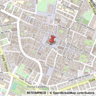 Mappa Piazza Prospero, 1, 42121 Reggio nell'Emilia, Reggio nell'Emilia (Emilia Romagna)
