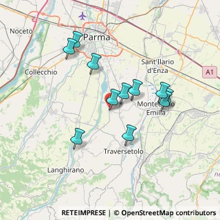 Mappa Via Giuseppe Garibaldi, 43030 Basilicanova PR, Italia (6.57636)