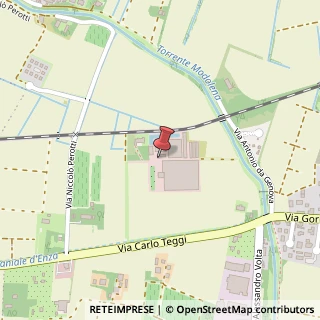 Mappa Via C. Teggi, 5, 42123 Reggio nell'Emilia, Reggio nell'Emilia (Emilia Romagna)