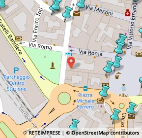 Mappa Via Roma, 12051 Alba CN, Italia (0.112)