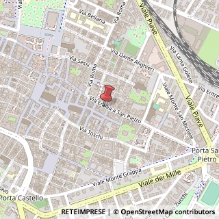 Mappa Via Emilia San Pietro, 21/A, 42121 Crema, Cremona (Lombardia)