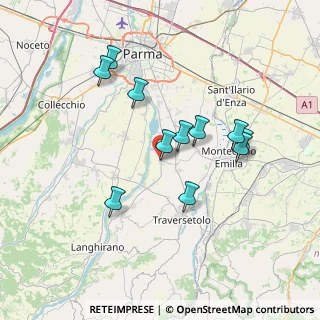 Mappa Via Ghiare, 43030 Basilicanova PR, Italia (6.61545)