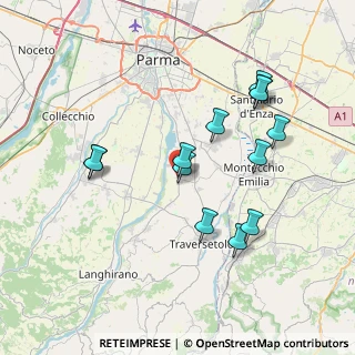 Mappa Via Ghiare, 43030 Basilicanova PR, Italia (7.37923)