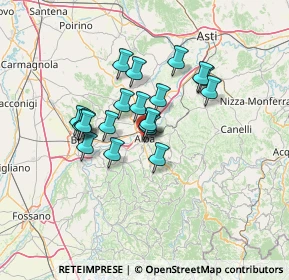 Mappa Piazza Michele Ferrero, 12051 Alba CN, Italia (10.1945)