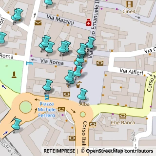 Mappa Piazza Savona, 12051 Alba CN, Italia (0.04167)