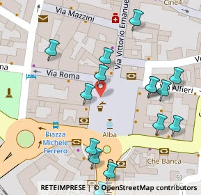 Mappa Piazza Michele Ferrero, 12051 Alba CN, Italia (0.088)