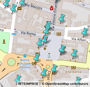 Mappa Piazza Michele Ferrero, 12051 Alba CN, Italia (0.082)
