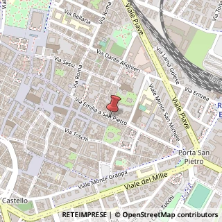 Mappa Via Emilia San Pietro, 29, 42121 Reggio nell'Emilia, Reggio nell'Emilia (Emilia Romagna)