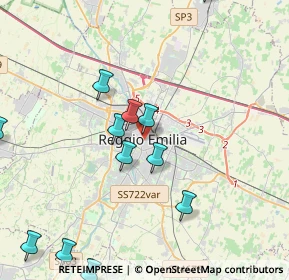 Mappa Via Toschi, 42121 Reggio nell'Emilia RE, Italia (4.8625)