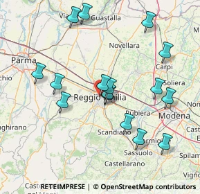 Mappa Via Toschi, 42121 Reggio nell'Emilia RE, Italia (15.52313)