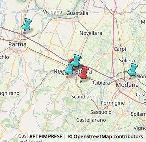 Mappa Via Toschi, 42121 Reggio nell'Emilia RE, Italia (36.67467)