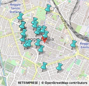 Mappa Via Toschi, 42121 Reggio nell'Emilia RE, Italia (0.45)