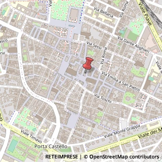 Mappa Vicolo Scaletta, 2, 42100 Reggio nell'Emilia, Reggio nell'Emilia (Emilia Romagna)