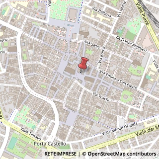 Mappa Piazza di San Prospero, 4/A, 42121 Reggio nell'Emilia, Reggio nell'Emilia (Emilia Romagna)