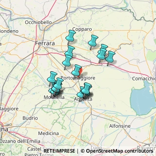 Mappa Via Camillo Benso Conte di Cavour, 44015 Portomaggiore FE, Italia (11.4965)