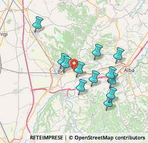 Mappa Strada Cravere, 12042 Bra CN, Italia (6.64)