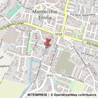 Mappa Via G. Mazzini, 51, 42027 Montecchio Emilia, Reggio nell'Emilia (Emilia Romagna)