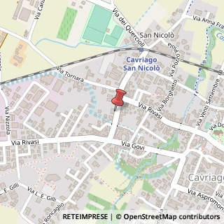 Mappa Via Andrea Rivasi, 78A, 42025 Cavriago, Reggio nell'Emilia (Emilia Romagna)
